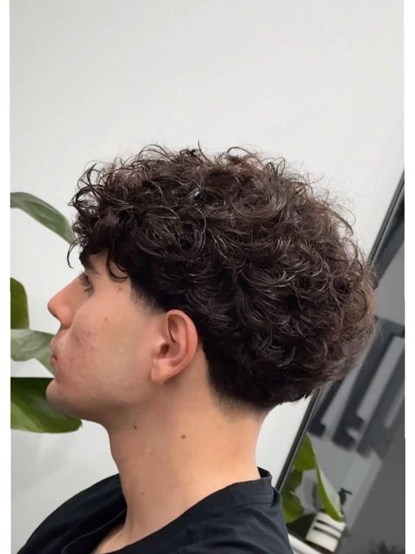  Low Taper Fade Fluffy Hair for Thick Hair