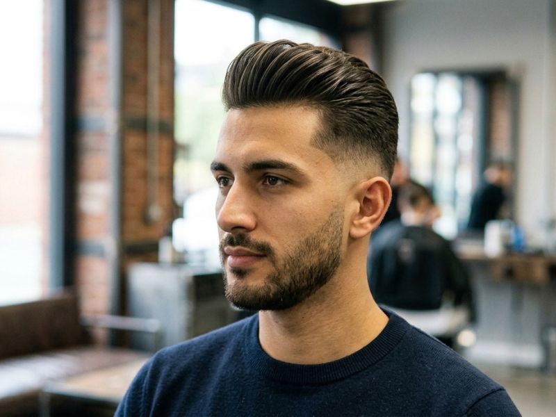 Low Taper Fade Medium Quiff