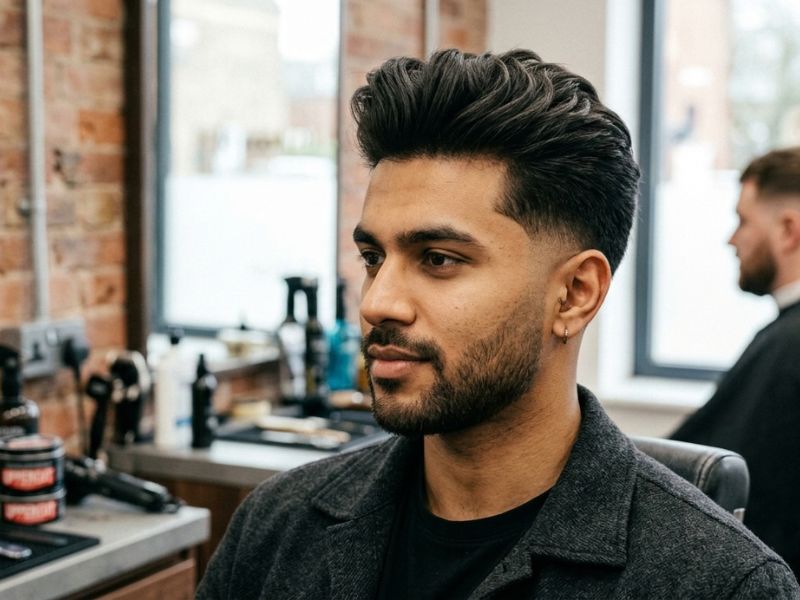 Low Taper Fade Mid Quiff