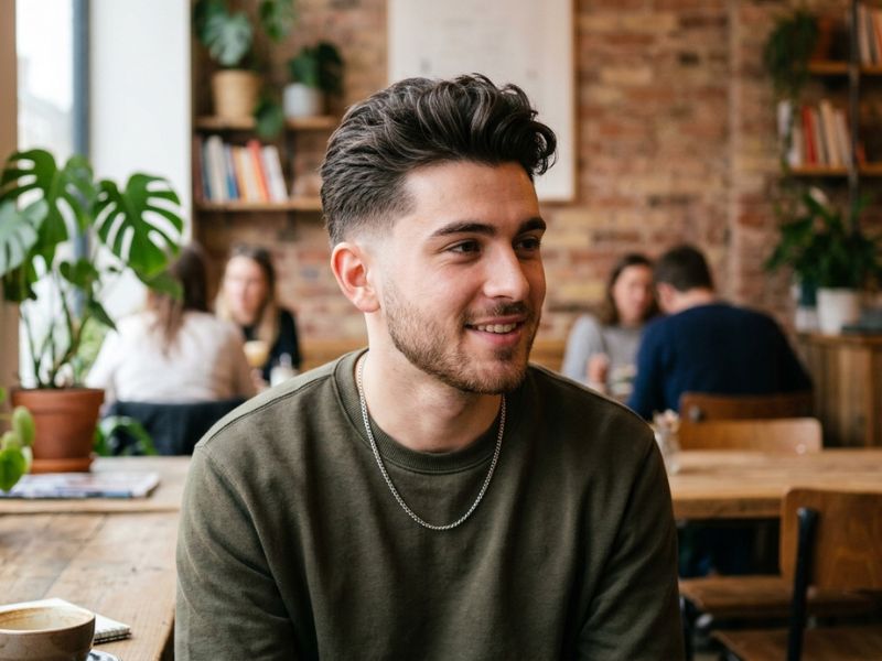 Low Taper Fade Soft Quiff