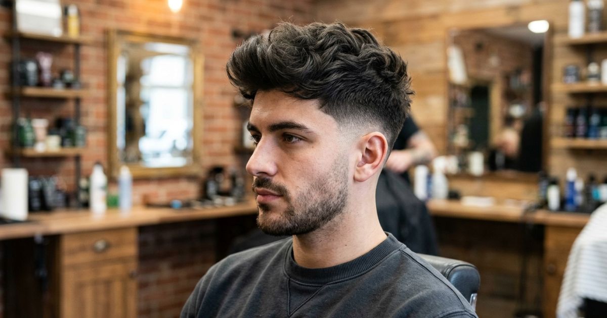 Low Taper Fade Textured Crop with Volume