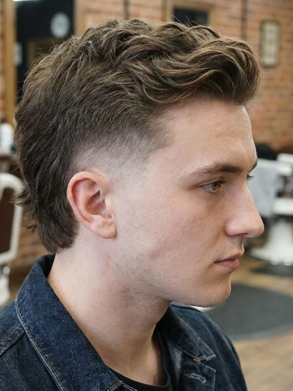 Low Taper Mullet Fade