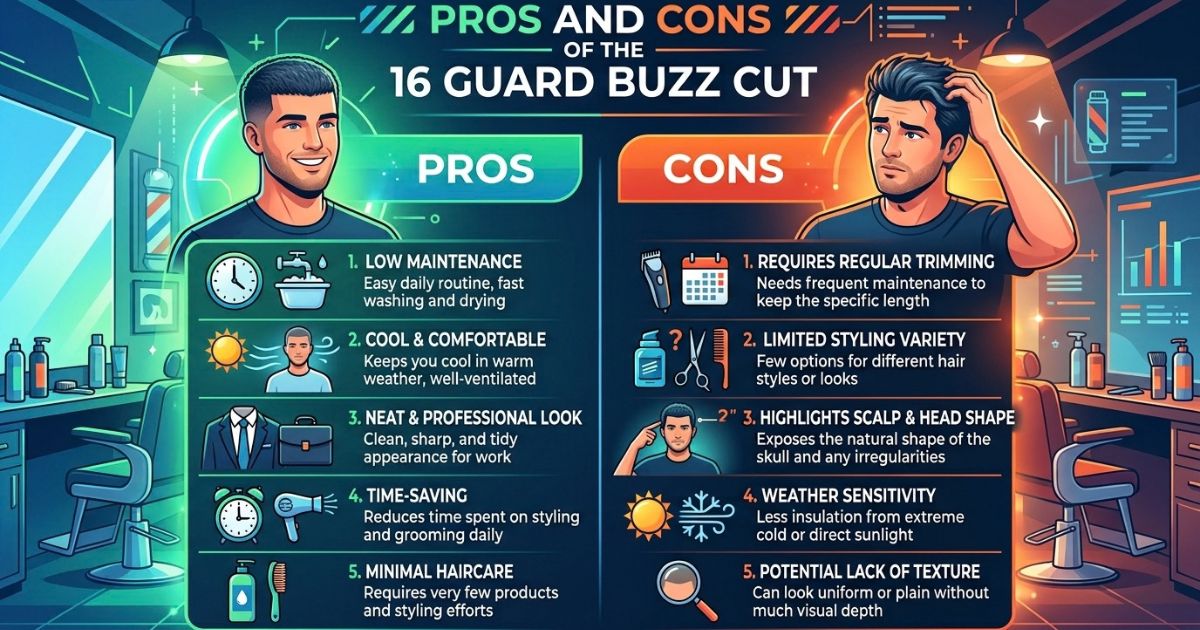 Pros and Cons of the 16 Guard Buzz Cut