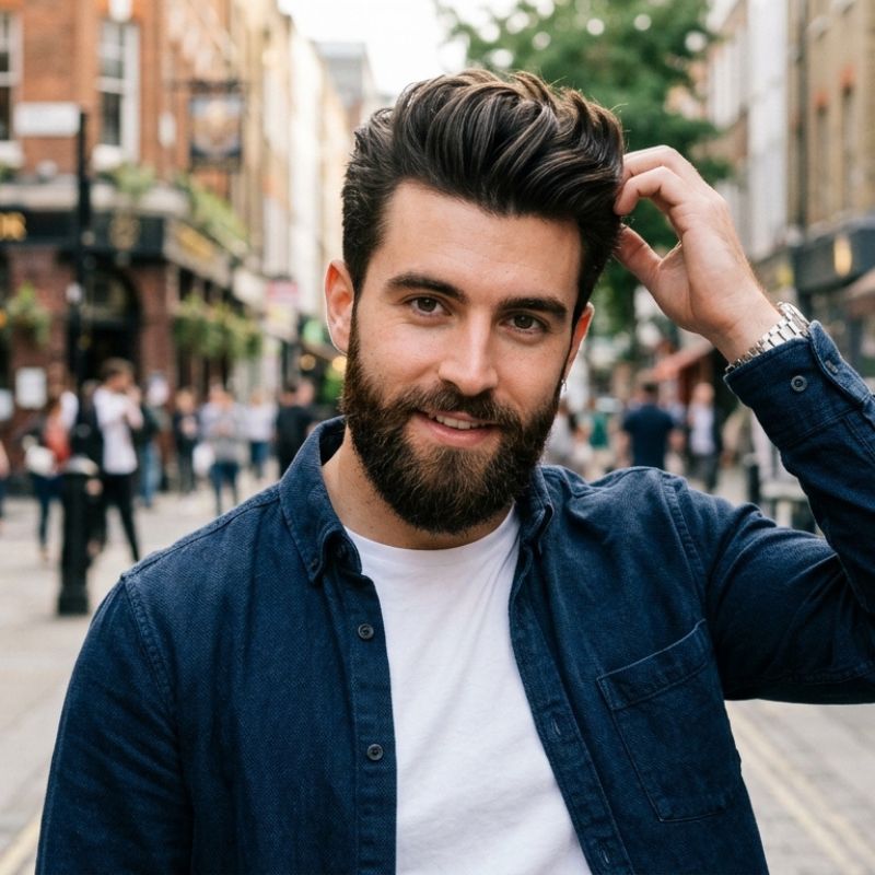 Quiff with Beard