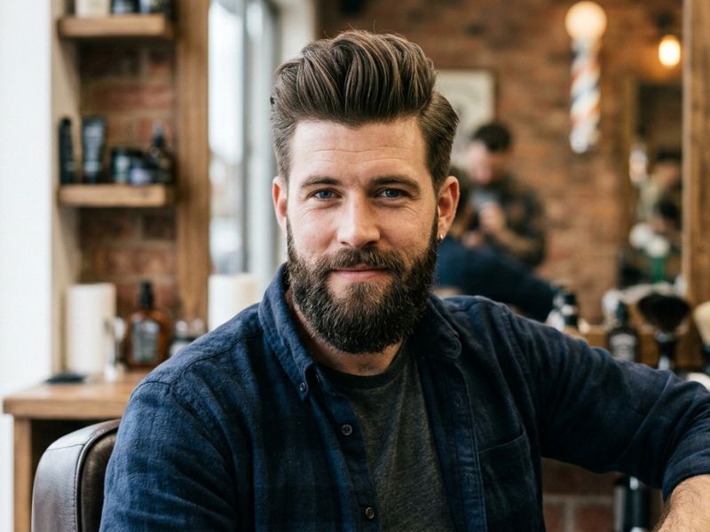 Quiff with Beard