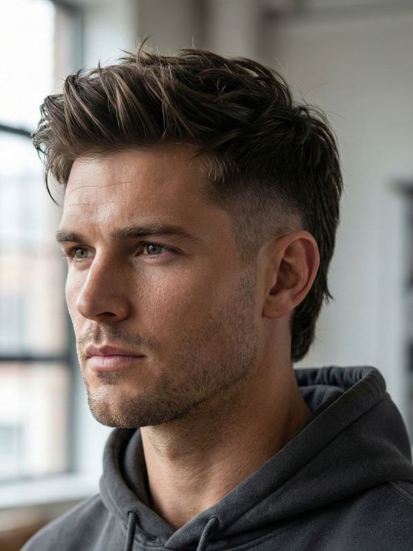 Short Low Taper Mullet