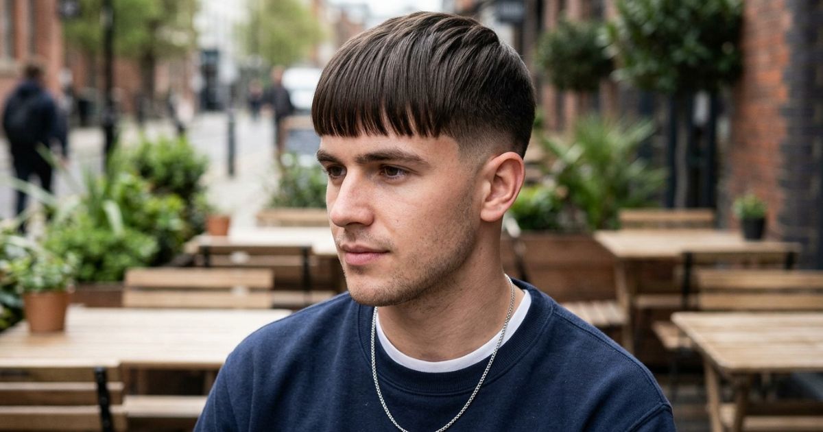 Straight Hair Low Taper Fringe