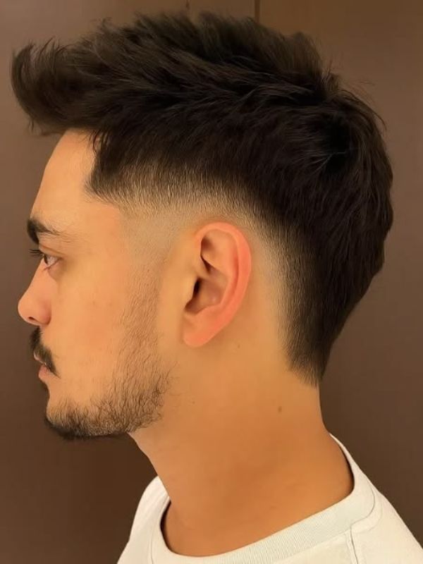 Textured High Burst Fade