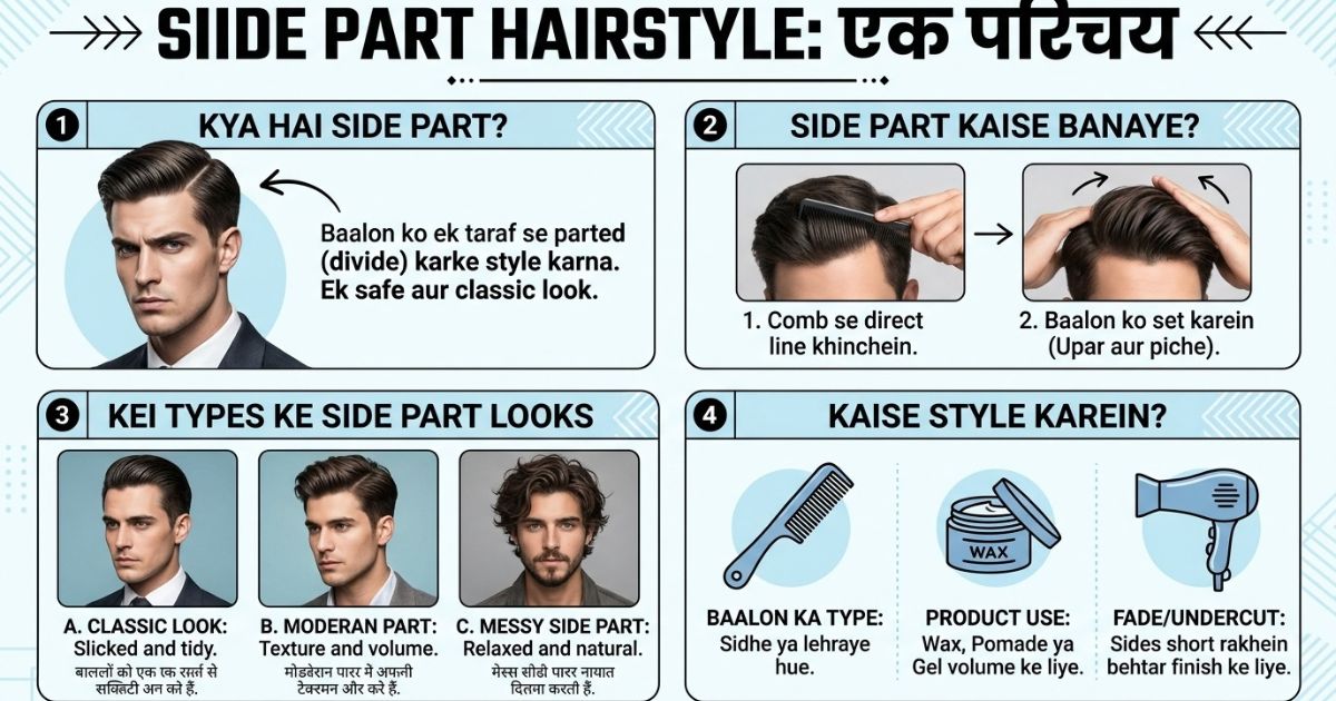 What Is a Side Part Hairstyle?